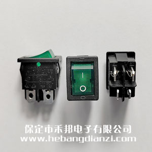 KCD1-104船(chuán)型(xíng)开关 绿(lǜ)色 台产(chǎn)优质(zhì)